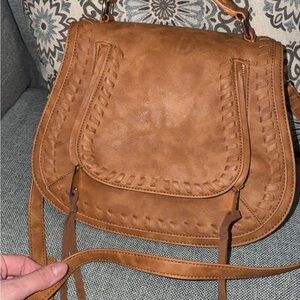 Urban Expressions Tan Vegan Leather Women's Bag